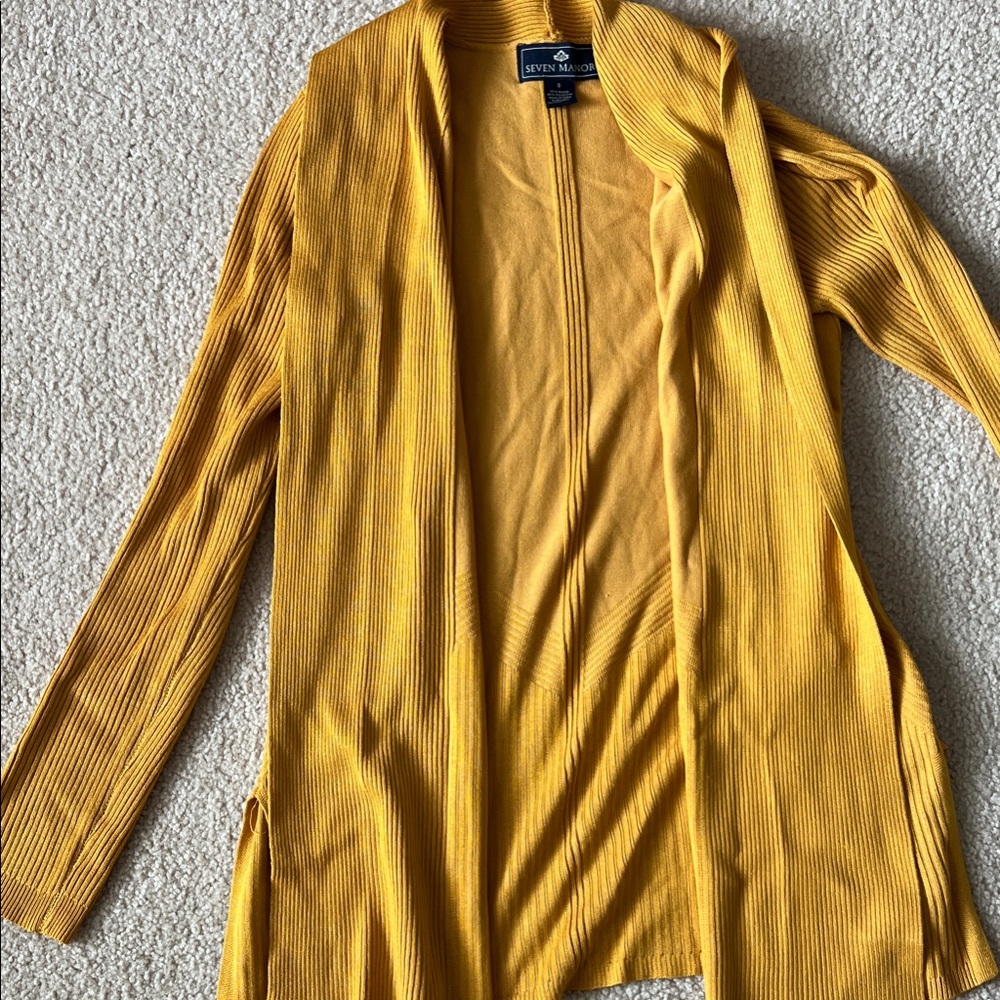 Vibrant Yellow Women's Cardigan